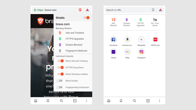 Brave is another option for the privacy-conscious.